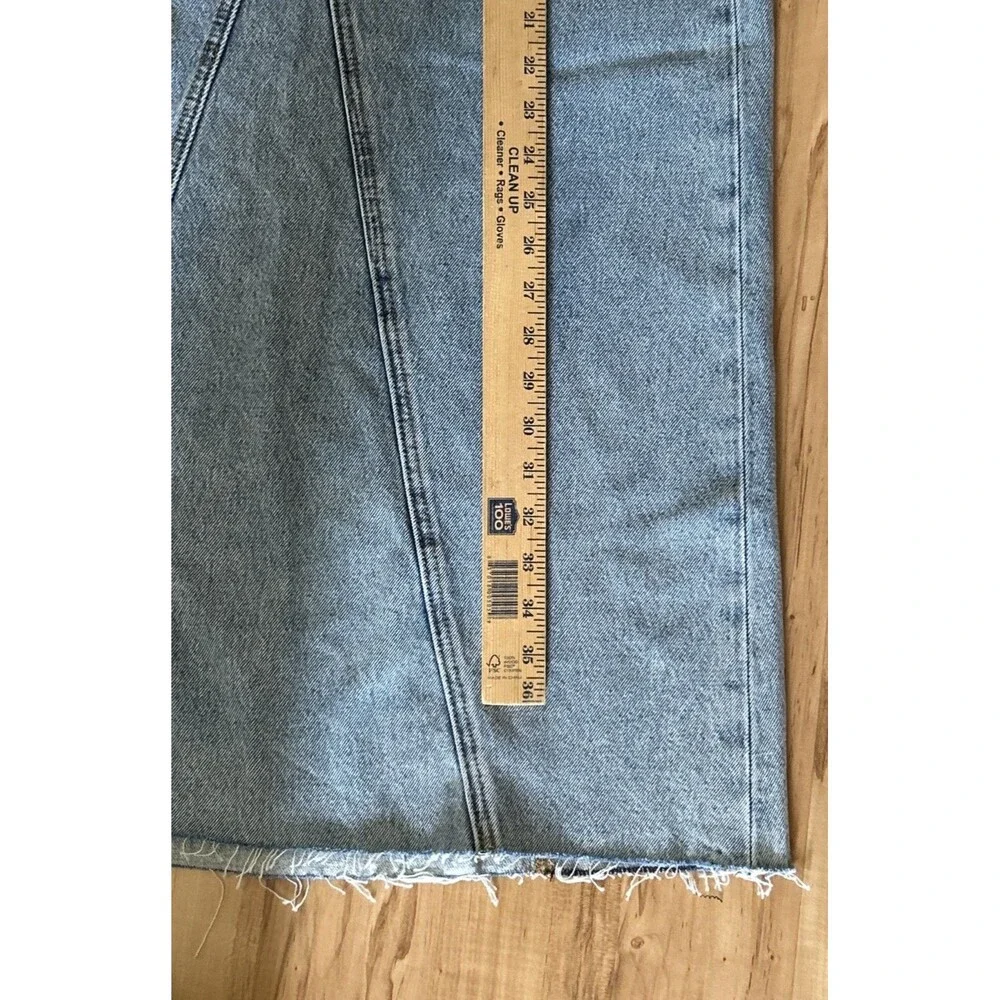 Levi's Women's Denim Maxi Skirt With Slit Size 28 (30) See Photos NWT - Picture 11 of 14